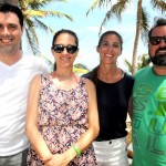 Juan Toselli e Marcela Ferreira, da Juan Toselli International Tours, com Raquel Balbi e Javier Araya, da Siga Turismo