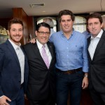 Juarez Cintra Neto, com Fábio Camargo e Danilo Barbizan, Luiz Teixeira, da Delta