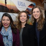 Karen Schmidt, do Best Western, Flavia Silva e Juliana Baraldi, do Visit California