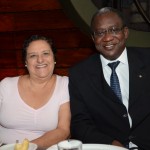 Lêda Marotti, da LM Promoções, e Olante Deodoro, da Cores Vivas Viagens e Turismo Lêda Marotti, da LM Promoções, e Olante Deodoro, da Cores Vivas Viagens e Turismo