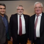 Marcelo Patelli, da CVC, Sergey Kilyakov, e Konstantin Kamenev, cônsul-geral da Rússia em São Paulo