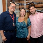 Marcos Prado, da Ancoradouro, Adriana Tolentino, da TAP, e João Pin, da Lufthansa Group