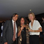 Mari Masgrau, do M&E, com Jean-Philippe Pérol e Caroline Putnoki, da Atout France Mari Masgrau, do M&E, com Jean-Philippe Pérol e Caroline Putnoki, da Atout France