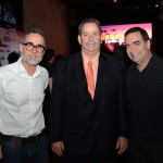 Maurício Magalhães, da ABC, Pedro Costa, e André Silveira, do Grupo Eva