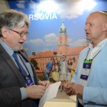 Miguel Andrade, da Transmundi, e Piotr Glod, do Turismo da Polonia Miguel Andrade, da Transmundi, e Piotr Glod, do Turismo da Polonia