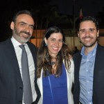 Salvador Lembo, da Salvador Lembo Operadora, Alessandra Tortora, da Alitalia, e Jean-Burno Guillot, da Cap Amazon Salvador Lembo, da Salvador Lembo Operadora, Alessandra Tortora, da Alitalia, e Jean-Burno Guillot, da Cap Amazon