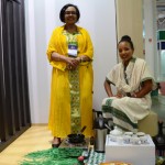 Sinknesh Ejigu, Embaixadora da Etiópia, e Abrehet Dagnew