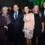 Tarcisio Gargioni e sua esposa Rita, o governador do RS, José Ivo Sartori, Marta Rossi, Juliana e Eduardo Zorzanello