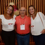 Tatiana Rocha, da Rochatur, Sebastião Pereira, da Discover Tours, e Mariana Bellucci, da Local Turismo & Receptivo