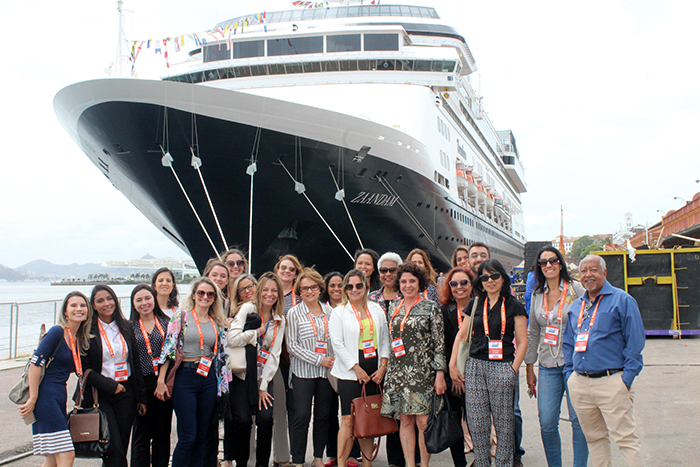 Discover anuncia planos de expansão e faz visita técnica ao MS Zaandam; veja fotos 1 Um grupo de 26 agentes de viagens realizou uma visita técnica ao navio