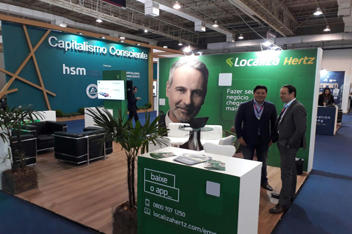 Localiza Hertz é a locadora oficial da HSM Expo 1 fotoestandehsm