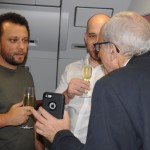 A conversa entre o chef Thomaz Troisgros, o presidente da Avianca Brasil, Frederico Pedreira, e o fundador José Efromovich