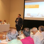 Eduardo Bernardes, da Gol faz apresentação da companhia para os associados Abracorp