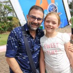 Geninho Goes, da BNT Mercosul, e sua filha Mariana Geninho Goes, da BNT Mercosul, e sua filha Mariana
