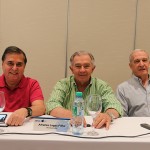 Ronaldo Walterick, da Maiorca, Afranio Lages Filho, da Aeroturismo, e Décio Slomp, da Avipam