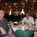 Sergio Magalhães, Jorge Mie e Dilormano Ribeiro, da Royal Teton Travel