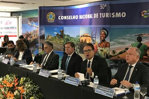 A 50ª reunião do Conselho Nacional de Turismo foi realizada nesta terça-feira (05) em Brasília