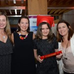 Cristiane Vento, Maria Corinaldesi e Ana Corinaldesi, da Rail Europe, com Joyce Valente, da Tour House