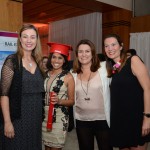 Cristiane Vento, Maria Corinaldesi e Ana Corinaldesi, da Rail Europe, com Maria Rita, da Viare Turismo