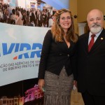 Daniela Monerrat e Evandro Oliveira, assessora de Novos Negócios e presidente da Avirrp