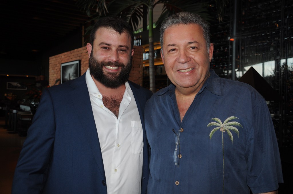 Fernando Blower, presidente do SindRio, com Alexandre Sampaio, presidente do FBHA