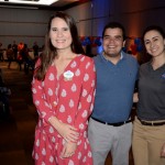 Gabriela Delai, da Disney, Andre Almeida, do Visit Orlando, Juanita Ariza, do Kennedy Space Center