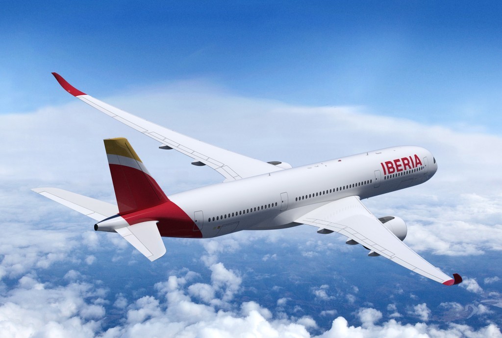 Iberia A350 Iberia cresce oferta de voos entre Madri e Rio de Janeiro para alta temporada