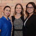 Juanita Ariza, da Kennedy Space, Cristina Colin, da RCD Hotel, e Ingrid Facchinette, da Pegasus Juanita Ariza, da Kennedy Space, Cristina Colin, da RCD Hotel, e Ingrid Facchinette, da Pegasus