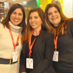 Lara Siqueira, da Journeys, Maria Fernandes, do Pestana Hotel, e Danielle Boukai, da Kaluah Tour