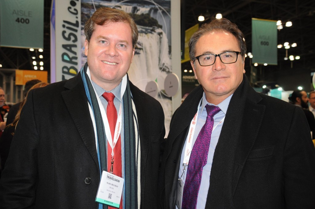Marx Beltrão, Ministro do Turismo, e Vinicius Lummertz, presidente da Embratur