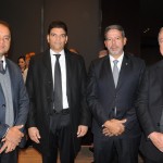 Os deputados federais Weverton Rocha, Cláudio Cajado, Arthur Lira e Paulo Azi
