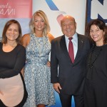 Ana Donato, do Miami CVB, Catia Frias e José Roberto Trinca, da American Airlines e Danielle Roman, do NYC & Company