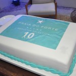 Bolo de comemoração ao aniversário de dez anos do Iberostar Praia do Forte