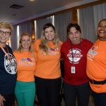 Bárbara Picolo, Daniela Mendes, Mariana Azevedo, Marcelo Paolilo, e Georgia Mariano, da Flytour MMT