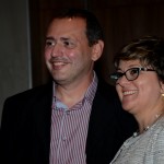 Daniel Santoro Aragon, da Iberia BA, e Nádia Kardouss, da Aviareps Daniel Santoro Aragon, da Iberia BA, e Nádia Kardouss, da Aviareps