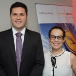 Fernando Aquino e Fernanda Maldonado, do Turismo da Suiça Fernando Aquino e Fernanda Maldonado, do Turismo da Suiça