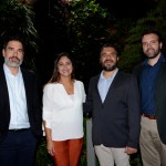 Flavio Marques, Danieli Dantas, Fabiano Portela e Fernando Lermi, da Rexturadvance Flavio Marques, Danieli Dantas, Fabiano Portela e Fernando Lermi, da Rexturadvance