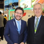 Gilson Lira, diretor de Inteligência Competitiva e Promoção Turística da Embratur, e Luiz Alberto, embaixador do Brasil em Portugal