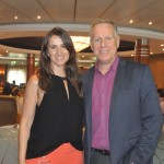 Glaucia Mayr e André Mercanti, gerente e diretor da Regent no Brasil