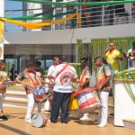 Integrantes da escola de samba santista Império da Vila Integrantes da escola de samba santista Império da Vila
