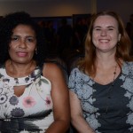 Ivonira Lima, da FlyMoon Viagens, e Eliane Feliz Okamoto, da Vista Alegre Turismo