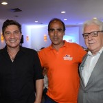 J.Mário Fuzinàto, da Nau Brasilis, Luiz Antonio, da Flytour Viagens, e Antonio Margarido, da KSK