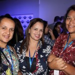 Lucia Gonçalves, Elaine Franco e Eloana Moreira, da Azul Viagens