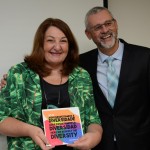 Magda Nassar, presidente da Braztoa, e Ricardo Gomes, da CCLGBTB