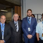 Oscar Di Clemente, da Aerolíneas, Marcos Bednarski, Consul da Argentina em SP, Gonzalo Romero e Bonetti, da Aerolíneas Argentinas