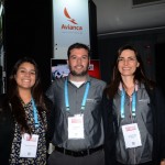 Samira Ferreira, Leonardo Lazzarato e Alessandra Markiewicz, da Avianca