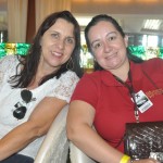 Sandra Felix, da Costa Verde Turismo, e Carolina Florencio, da Boutique do Turismo Sandra Felix, da Costa Verde Turismo, e Carolina Florencio, da Boutique do Turismo