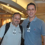 Tody Navarro, da R11, e Umberto Nocelli, da Flytour Viagens Tody Navarro, da R11, e Umberto Nocelli, da Flytour Viagens