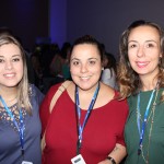 Vivian Lima, da CVC, Ana Paula Ippolito, da Everu Day, e Stella Ippolito, da Airpass