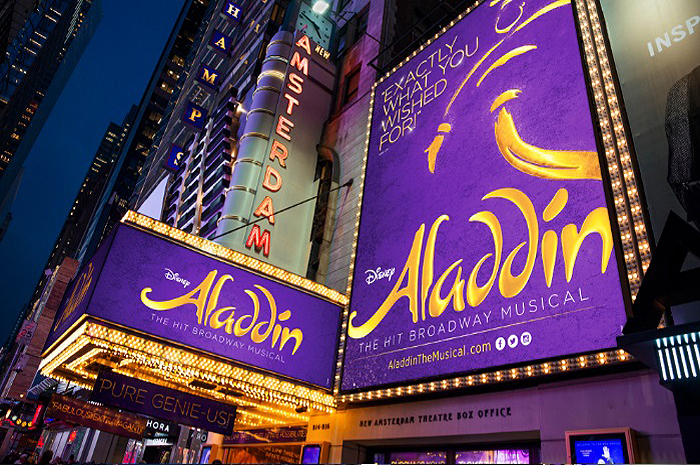 Flytour Viagens aumenta oferta de ingressos para shows Aladdin – O Musical em Los Angeles